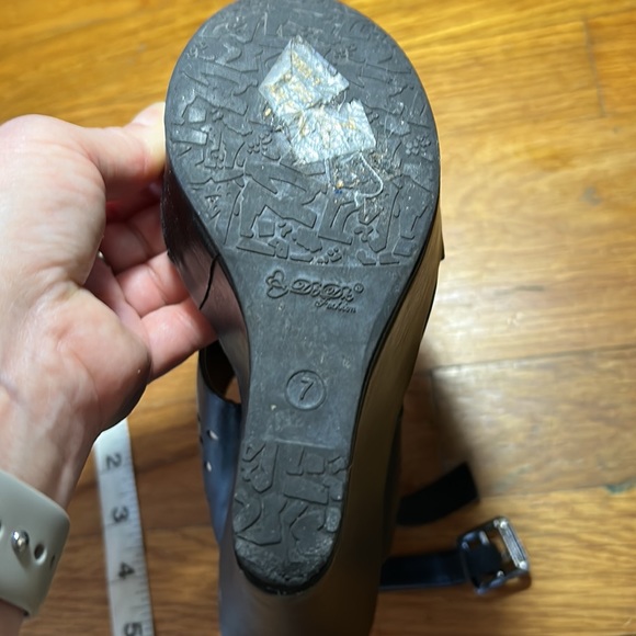 DbDk Fashion Black Wedge Sandals - Picture 10 of 11